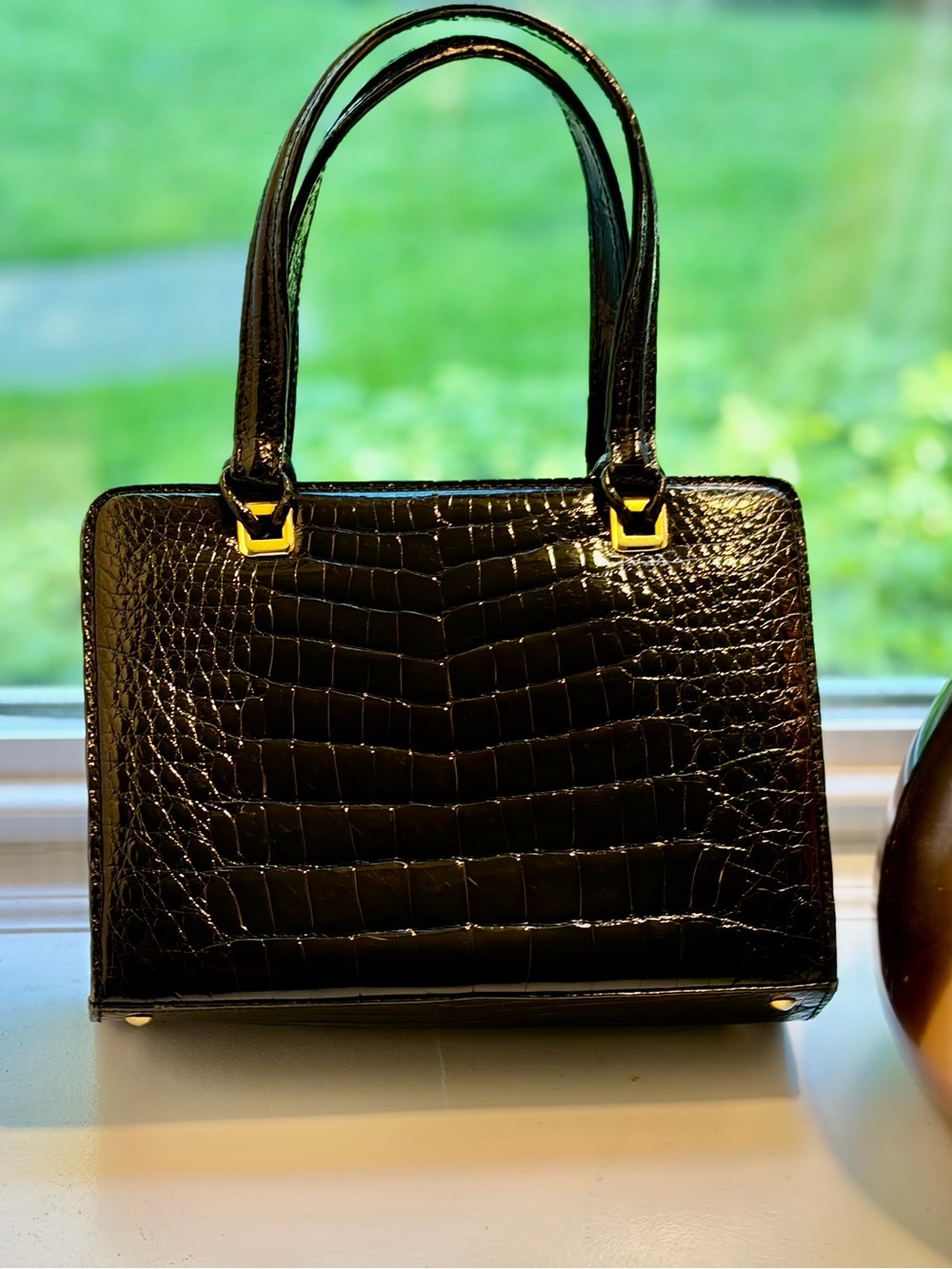 Vintage Gucci Crocodile Authentic Top-Handle Bag - Picture 3 of 9